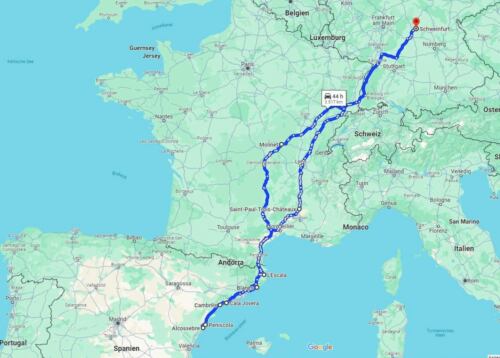 2024 Testfahrt / Roadtrip - Spanien / Frankreich