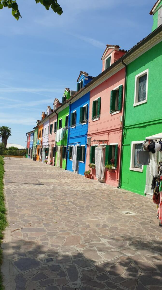 Italien Burano - bunte Häuser