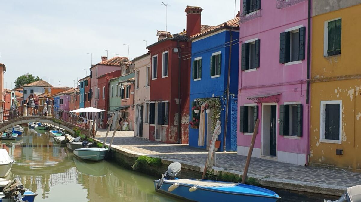 Italien Burano - klein Venedig