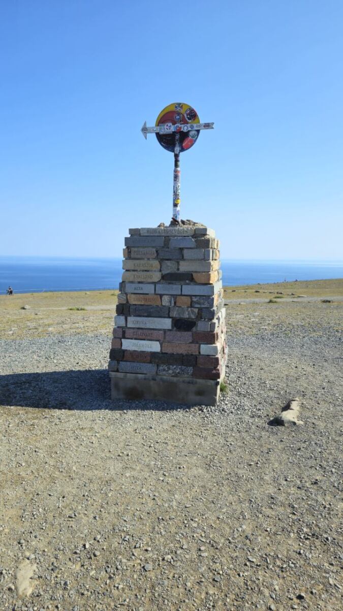 Nordkap Wegweiser