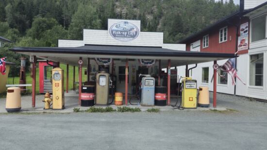 Pick Up Cafe Gas Station