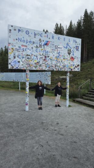 Am Polarkreis angekommen