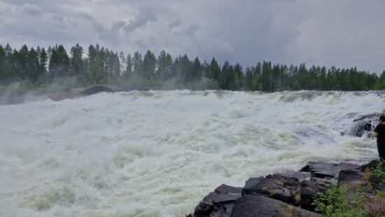 Stromschnellen Storforsen