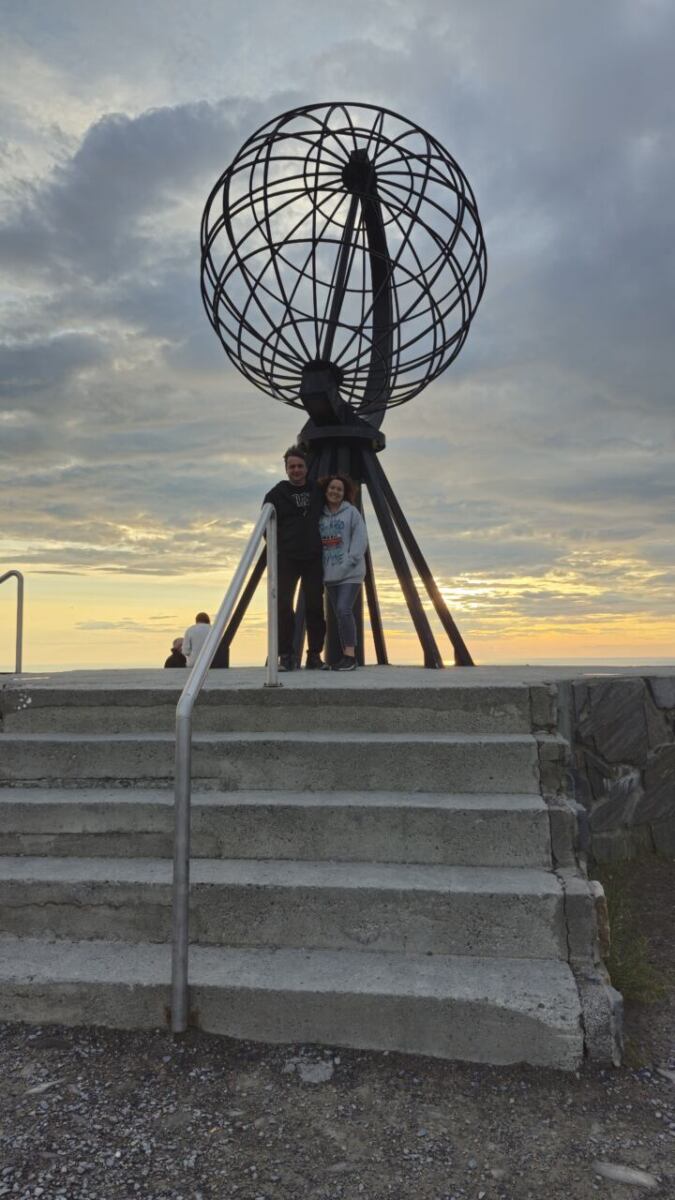 Am Nordkap angekommen