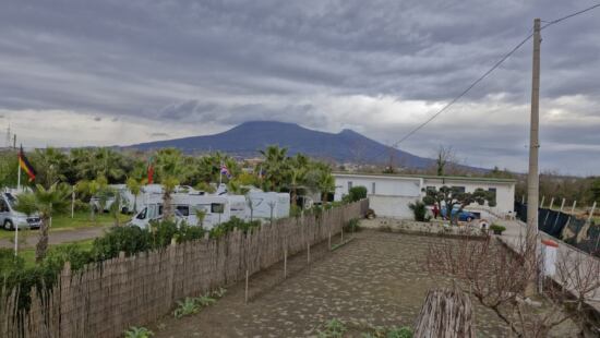 Aussicht auf den Vulkan Vesuv