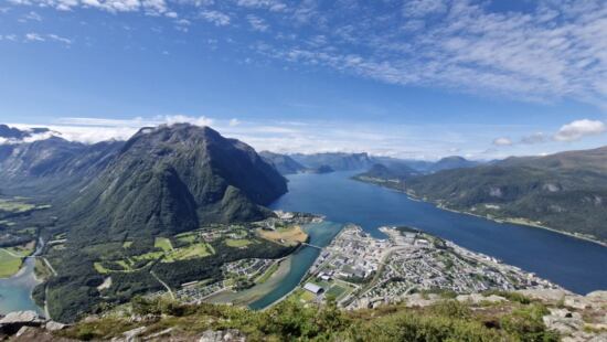 Aussicht vom Rampestreken Norwegen