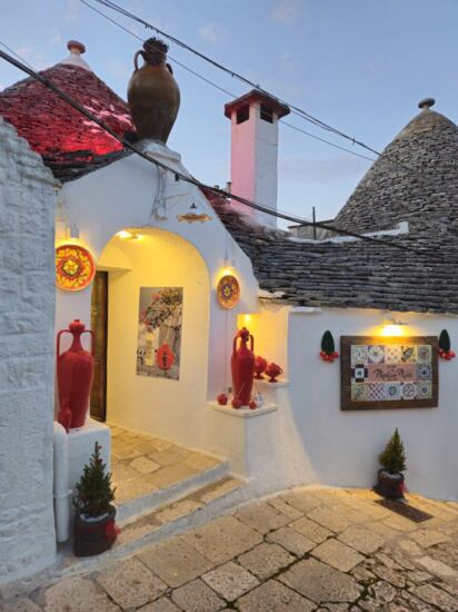Trulli am Abend