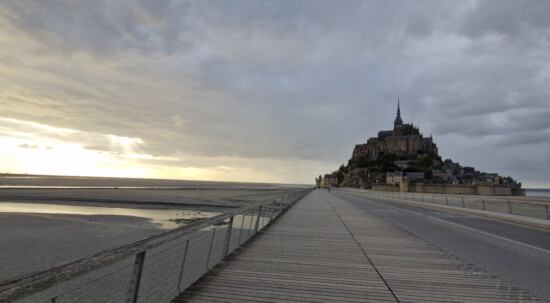 Saint Michel am Abend