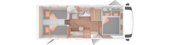 Grundriss - Weinsberg CaraCore 700 MEG