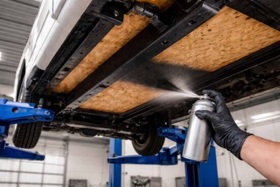 Wohnmobil-Unterbodenschutz für Holzboden