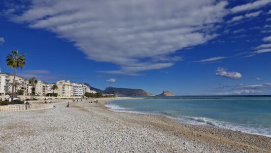 Altea Strand und Promenade