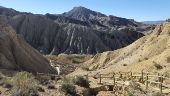 Kleiner Canyon in der Tabernas Wüste