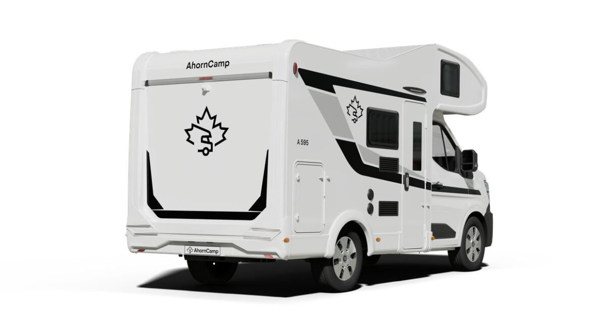 2026 Ahorn Camp A 595 - Heckansicht