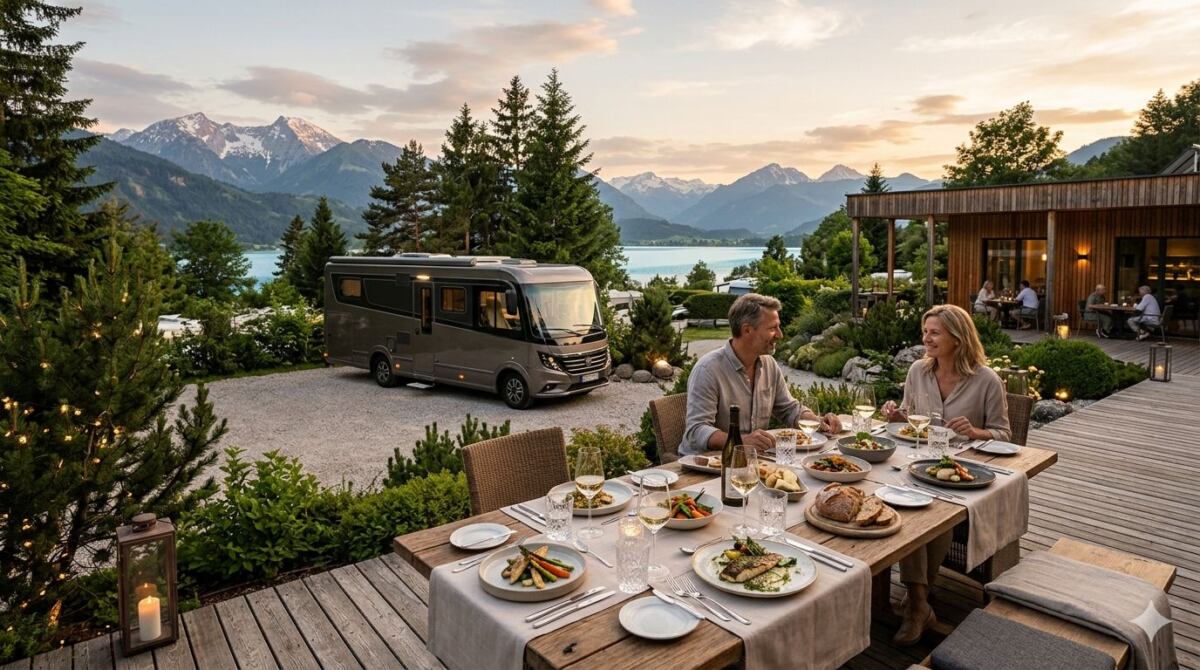 Gourmet-Camping in Europa