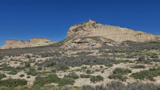 Bardenas Reales Felsformationen