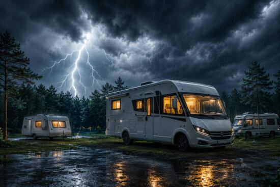 Gewitter im Wohnmobil