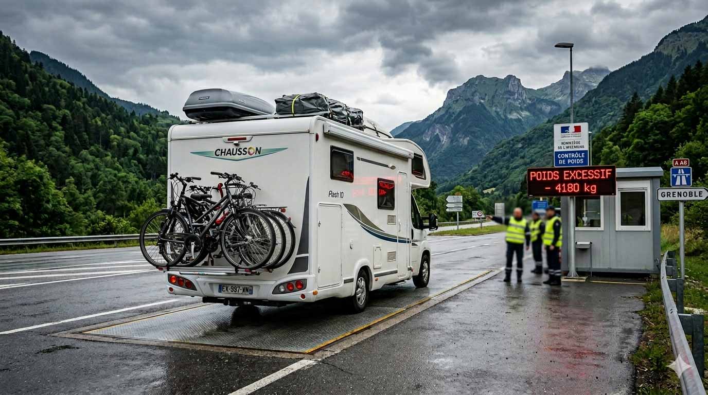 Wohnmobil überladen