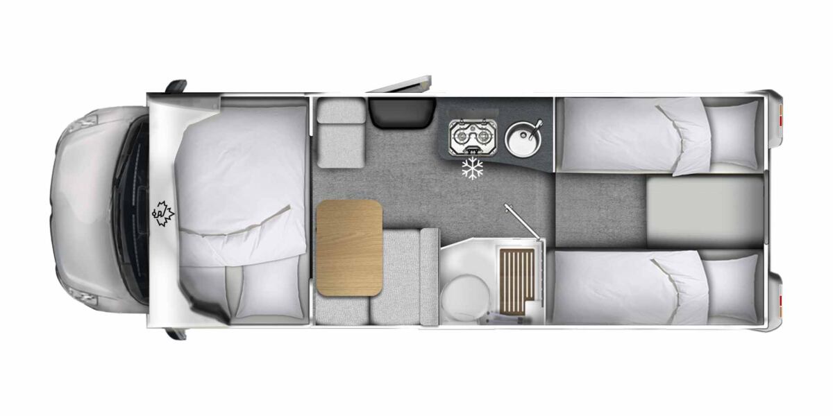 Ahorn Camp A 690 - Grundriss