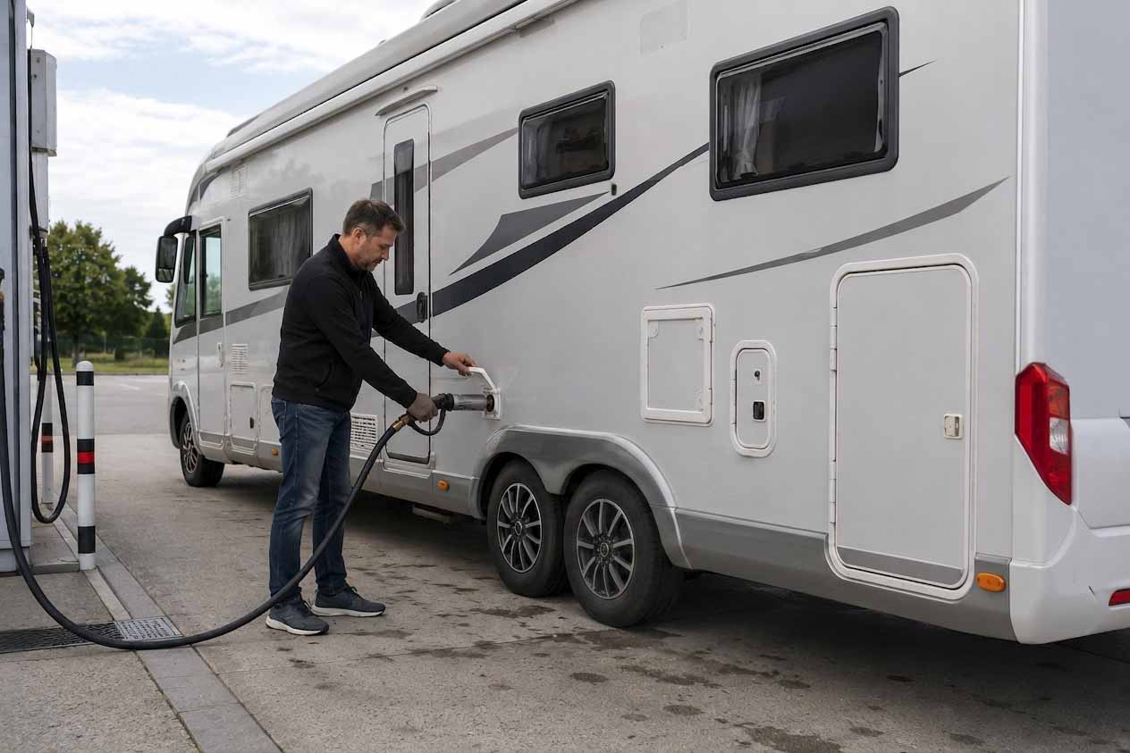 Gas-Tankflasche im Wohnmobil - Vorschriften